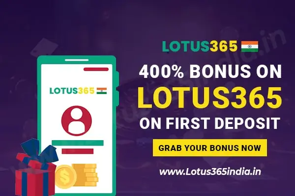 400% Bonus on Lotus365