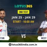 Pakistan vs West Indies: Predicting the 2nd Test Drama | Lotus365