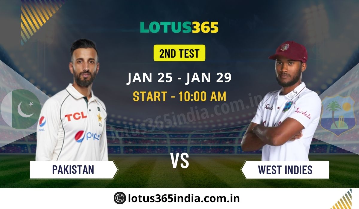 You are currently viewing Pakistan vs West Indies: Predicting the 2nd Test Drama | Lotus365