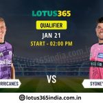 Hobart Hurricanes vs. Sydney Sixers Qualifier: Key Players and Lotus365 Odds