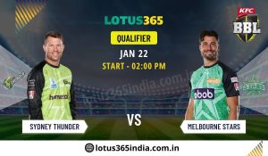 Read more about the article Bet on Big Bash League 2024-25: Sydney Thunder vs Melbourne Stars at Lotus365