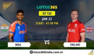 Read more about the article India vs England T20 Series Opener: Bet Smarter with Lotus365 Tips